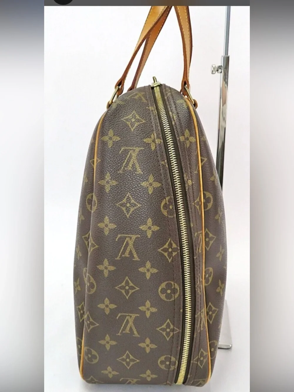 Louis Vuitton Monogram Canvas Brown & Tan Shoulder Tote